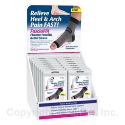 FasciaFIX® Plantar Fasciitis Relief Sleeve Counter-Top Display (#D09-FFPFS)